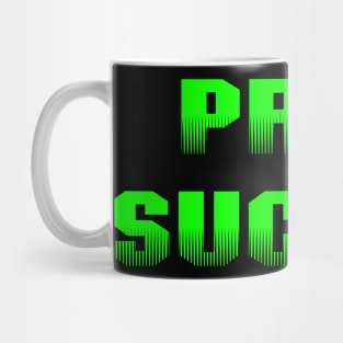 Prey Sucked - Green Mug